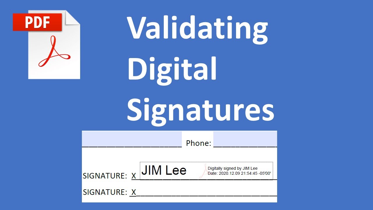How to solve PDF signature validity is unknown YouTube