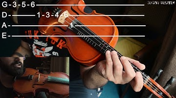 How to play A# minor Scale on Violin | Easy Music Tutorials