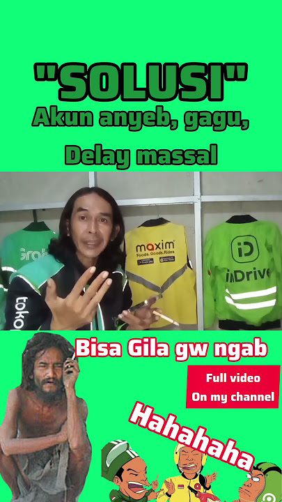 Gojek driver - solusi akun anyeb - delay massal #gojek #gojekdriver #grab