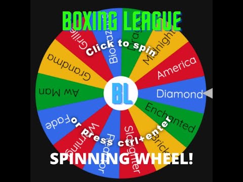 SPINNING WHEEL FOR CHOOSING GLOVES! | Roblox Boxing League - YouTube