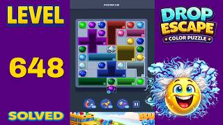 Drop Escape – Level 648 | Walkthrough