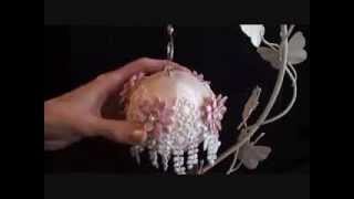 Lace Christmas Baubles ( Tresors de Luxe Design Team Project 11)