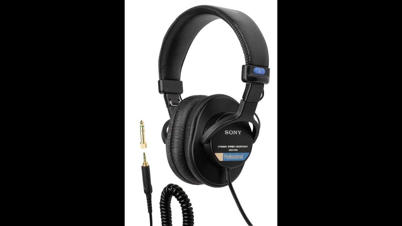 Sony MDR7506 Professional Large Diaphragm Headphone UNBOXING - YouTube