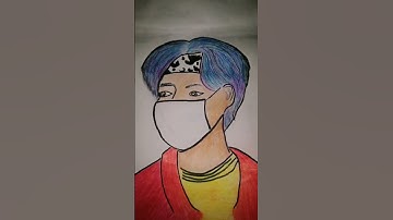 #shorts /KIM TAEHYUNG/ drawing #vbts from bts/ NIMUS CHANNEL