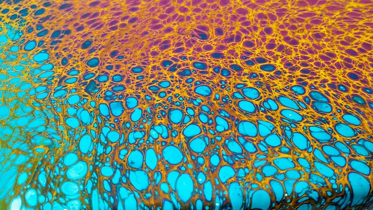 💦AMAZING Under the Sea | Acrylic Pouring Swipes with Silicone Oil 🔥 ...