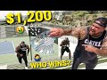 WHO RUNS FASTER? BIG BOY OR KALI MUSCLE? $1,200 DOLLAR BET ON THE LINE!