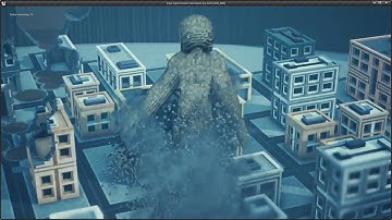 UE4 - Voxel City Destruction + Voxel Character