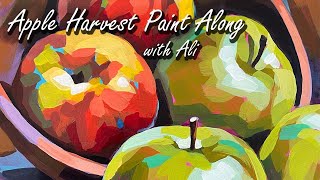 Apple Harvest Paint Along