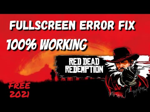 Red dead Redemption 2 full screen not working! [FIXED] | Rdr 2 fullscreen issue SOLVED