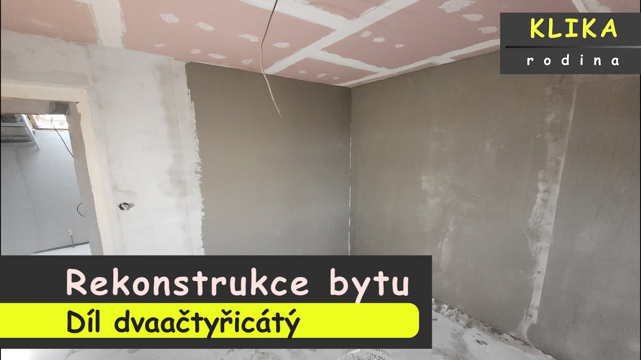 Natahováni zdi do lepidla a perlinky (Rekonstrukce #42)