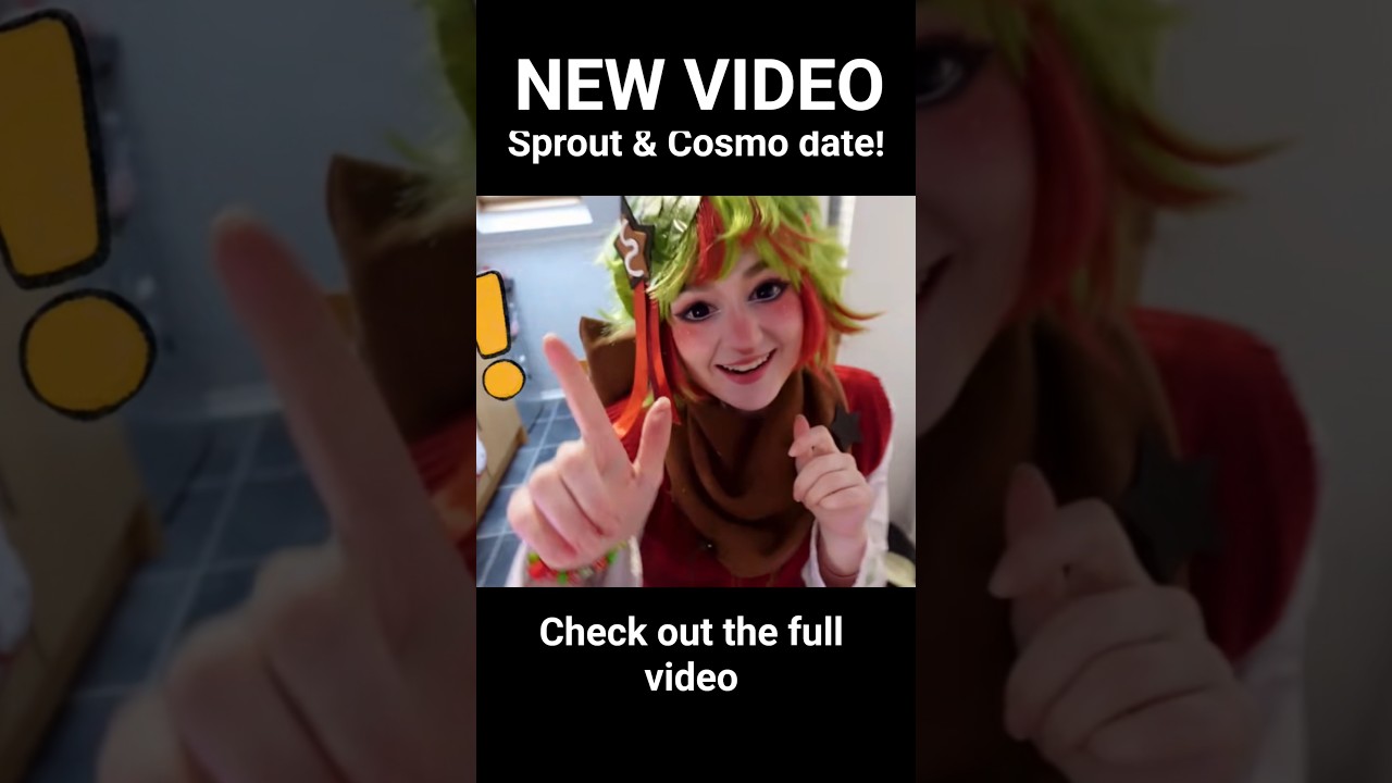 NEW VIDEO!! Sprout and Cosmo date #dandysworld #roblox #gaming #funny #comiccon #cosplay