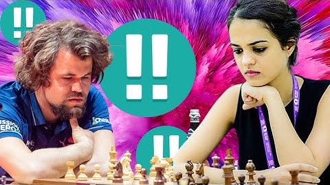 Pitch- perfect chess game, Magnus Carlsen vs Tania Sachdev 2