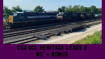 Chasing an EPIC Lashup on CSX I135-17 from Crystal City to Gaithersbug + BONUS