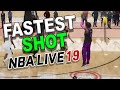 FASTEST JUMPSHOT in NBA LIVE 19 BIGGEST GREEN WINDOW