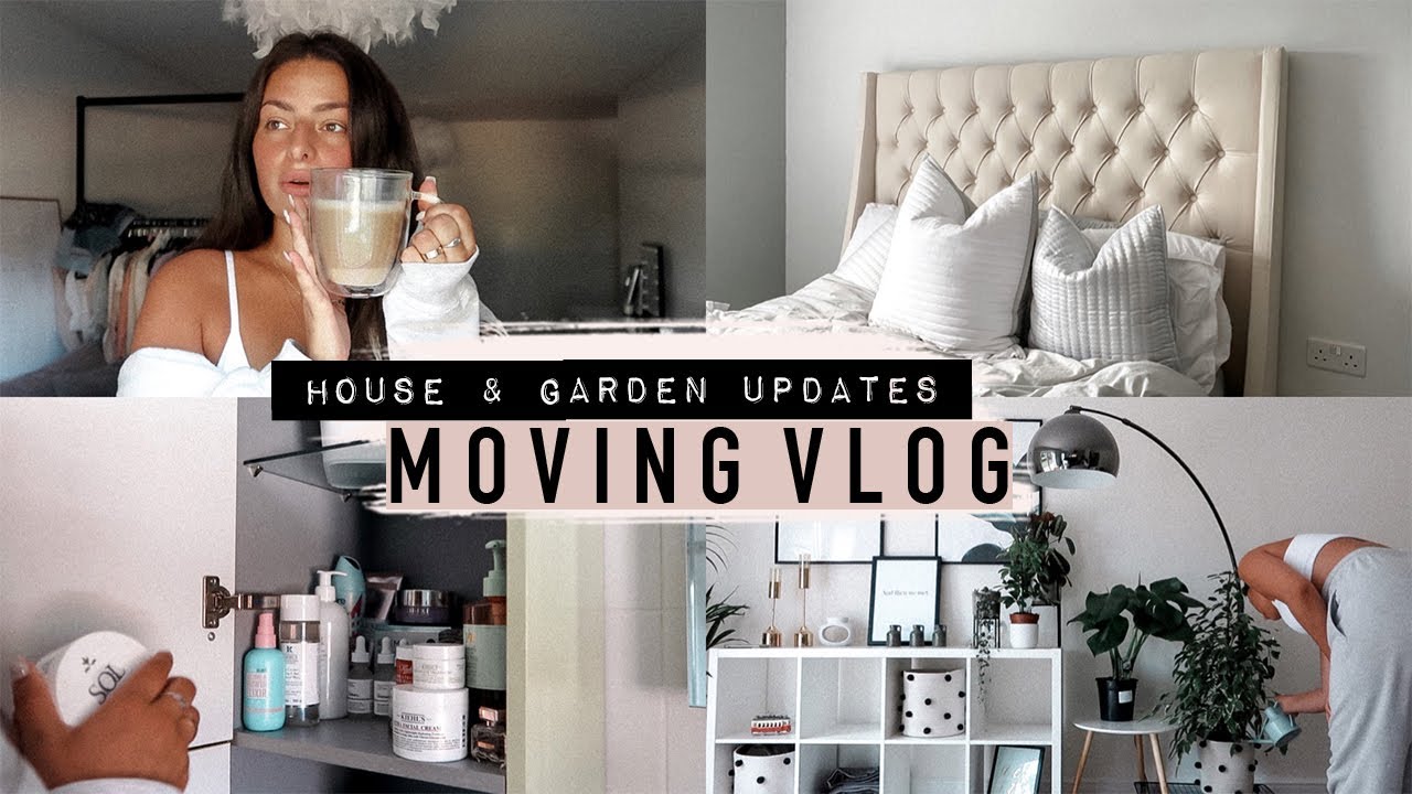 MOVING VLOGS ARE BACK! HOMEWARE HAUL, OFFICE UPDATE & GARDEN UPDATES · Moving Vlog | Emily Philpott