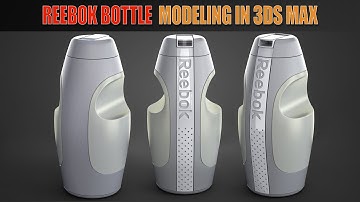 Topology Hard Surface: Correct topology of a Reebok Bottle Modeling In 3ds Max-Part01 || N°_63