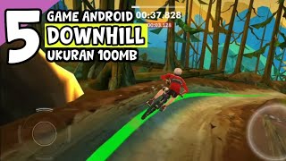 5 Offline Downhill Bike Android Games - 100mb size screenshot 3