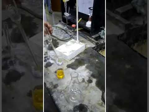 Video K2cr2O7,H2SO4 (4N),10 ML KI AND THIO - youtube