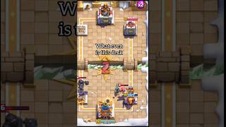Mega Knight Boss Bandit Sparky Royal Hogs Barbarians wizard Deck #clashroyale #megaknight #ytshorts