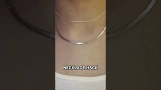 Necklace Hack You NEED to Try 😍✨#jewellery#viralvideo #diyjewelry