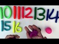 Learn Numbers 10-20 with Play-Doh for Children | Learning Numbers for Kids