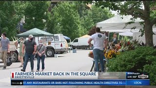 Fayetteville Farmers' Market returns to Downtown Square