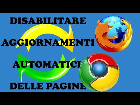 Video: Come Disabilitare L'aggiornamento Della Pagina