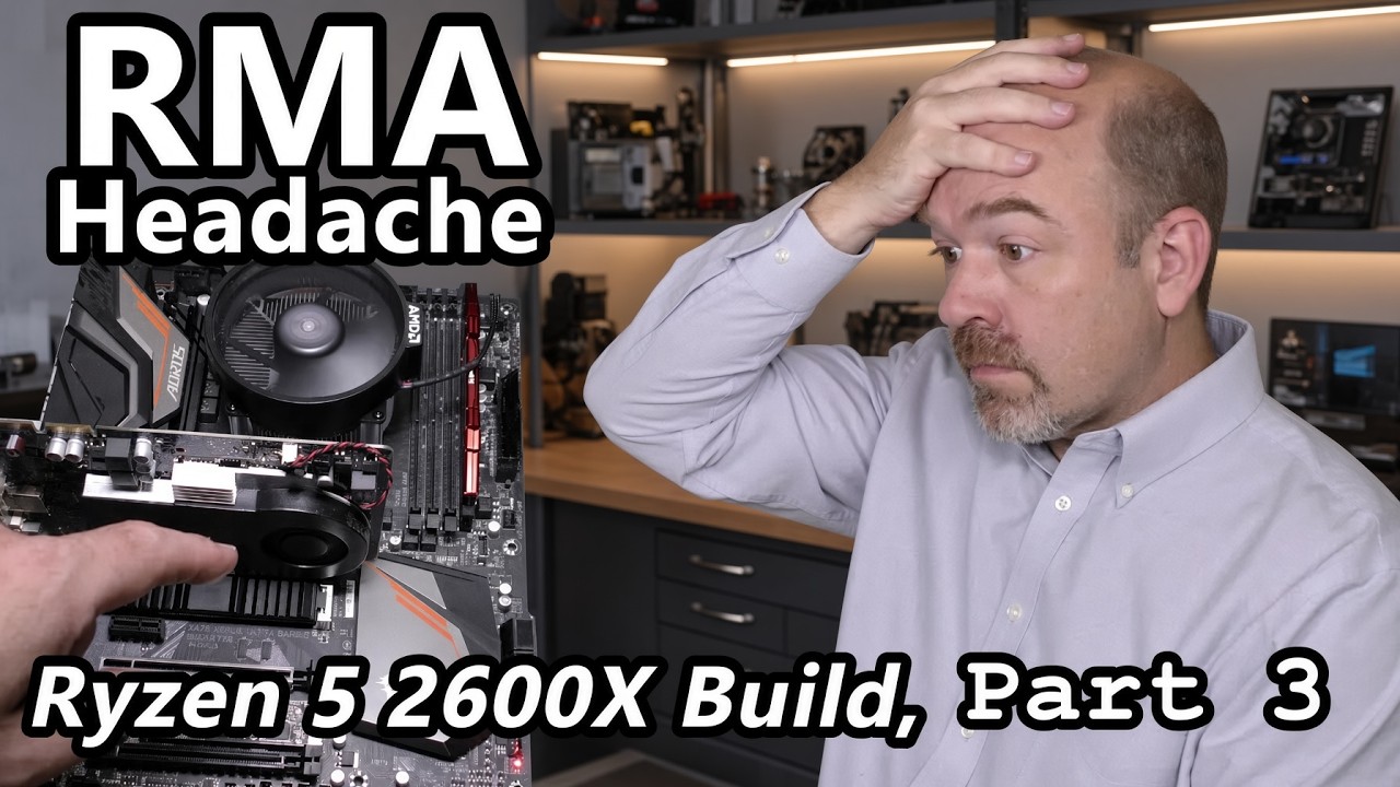 Ryzen 5 2600X Build | Gigabyte X470 Aorus Ultra Gaming MB Failure