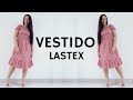 COMO FAZER VESTIDO MIDI COM LASTEX - CORTE E COSTURA | ELLEN BORGES