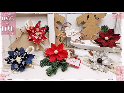 Segnaposto Natalizi Facili.Segnaposto Natalizio Facile Senza Cucire Youtube