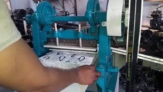 Semi Automatic Fabric Zigzag Sample Cutting Machine Mo. 9662660377
