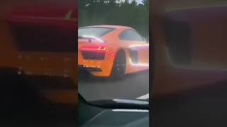 Audi R8 reels video tuning car LED Neon & Nos