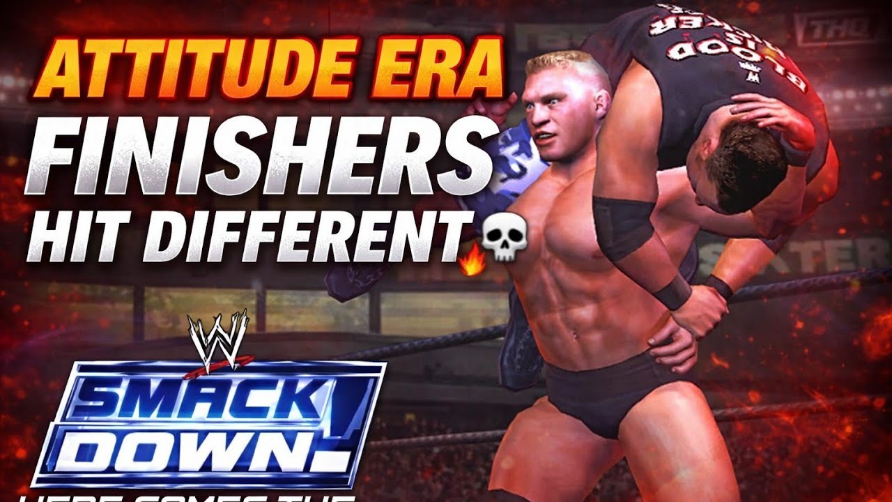 ATTITUDE ERA Finishers Hit Different | WWE SmackDown! Here Comes The Pain 🔥💀 | Mr Rana 