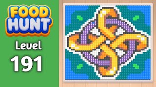 Food Hunt Pixel puzzle level 191 walkthrough solution gameplay 