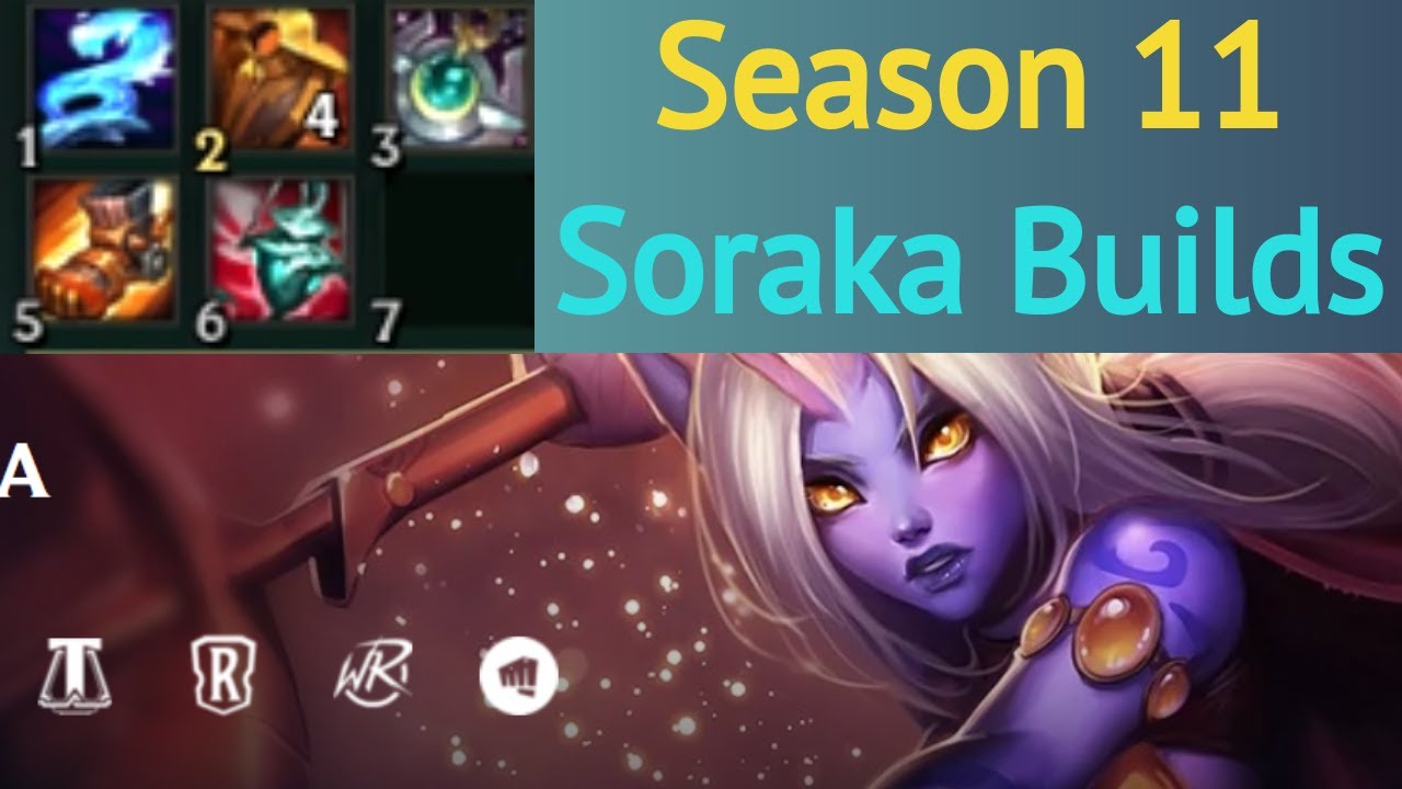 League of Legends season 11 Soraka Gameplay!