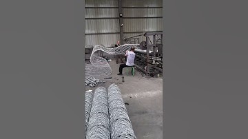 Wire rope guardrail net winding process- Good tools and machinery make work easy