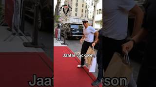 Jaafar Jackson Michael Jackson’s Nephew Steps With Bodyguards ❤️ #jaafarjackson #michaeljackson