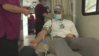 Colorado Athletes, Fort Collins Police Donate Blood In Honor Of Crash Victim