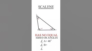 Classifying Triangles by their Angles & Sides | Naming Triangles #Shorts