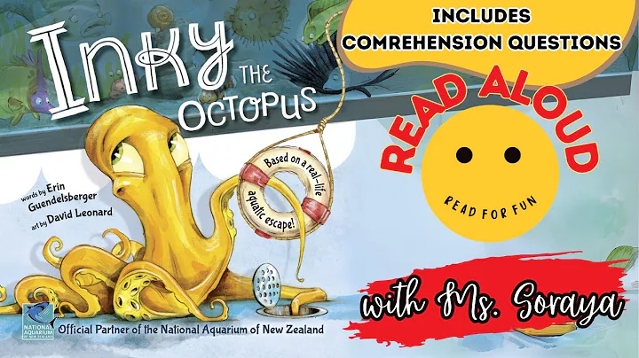 Read Aloud Books for Kids | Inky the Octopus: The True Story of an Ocean Escape | #kidsbookreadaloud