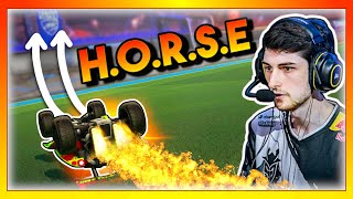 I challenged Rizzo to a game of H.O.R.S.E in Rocket League (freestyle challenge)