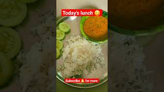 todays lunch ? || viral food okra bendakayacurry shorts lunch lunchtime foodie rice like