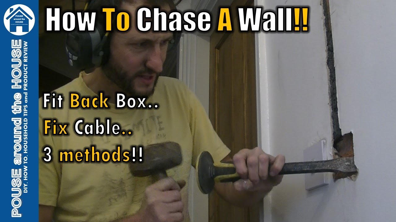 Electrics, Socket Chasing (Flush with wall) - DIYWiki