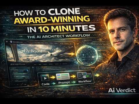 I Cloned an Award-Winning Website in 10 Minutes (Zero Coding AI Workflow)