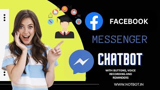 NotBot: Facebook Messenger Bot with Buttons, Voice Recording & reminders screenshot 5