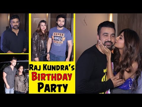 Shilpa Shetty Host Husband Raj Kundra's Birthday Party | R. Madhavan, Aayush, Arpita And Many More