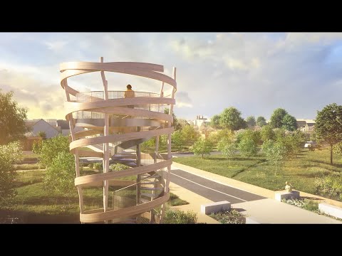 Ecoquartier VAL OUEST - Orléans | ID UP - SEMDO ©spectrum #film3d #render #archviz