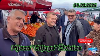 Veselo danas na pijaci Ciljuge svi raspoloženi, prodavci zadovoljni današnjim pazarom 04.02.2026