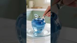 cutting glass fruits Apple Asmr #ias #ai