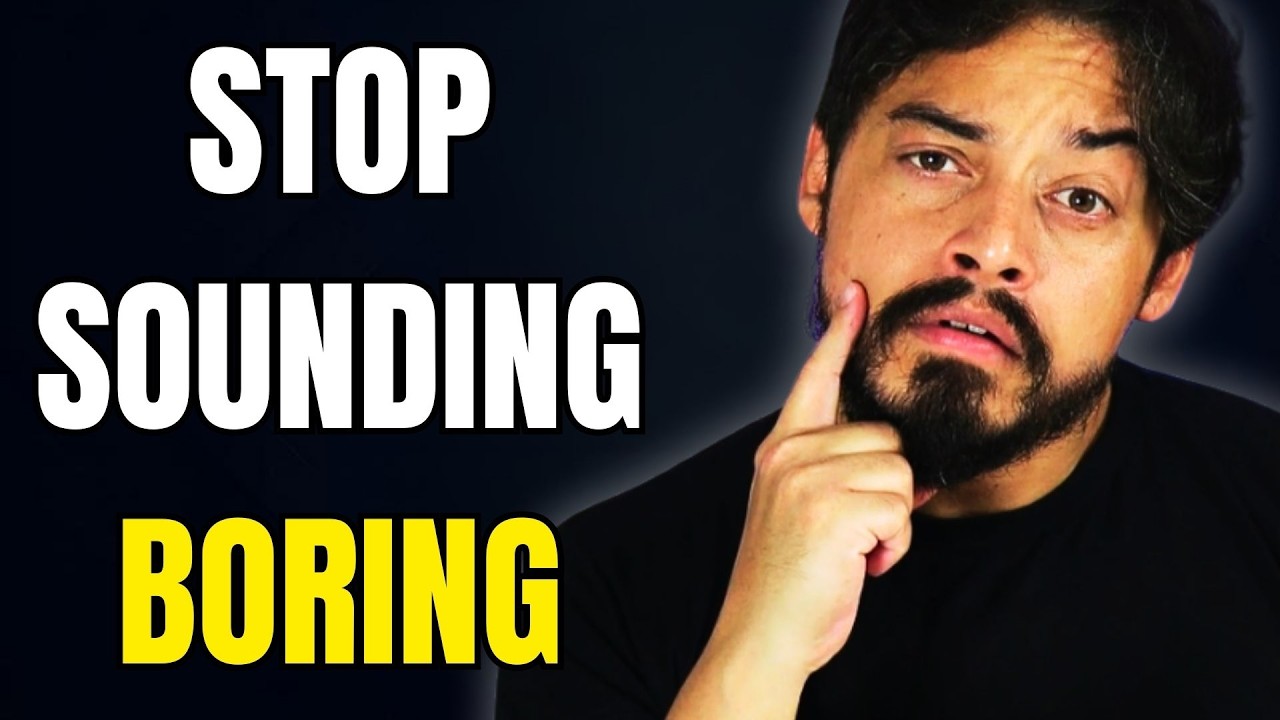 Why You Sound ROBOTIC in English and How To FIX It